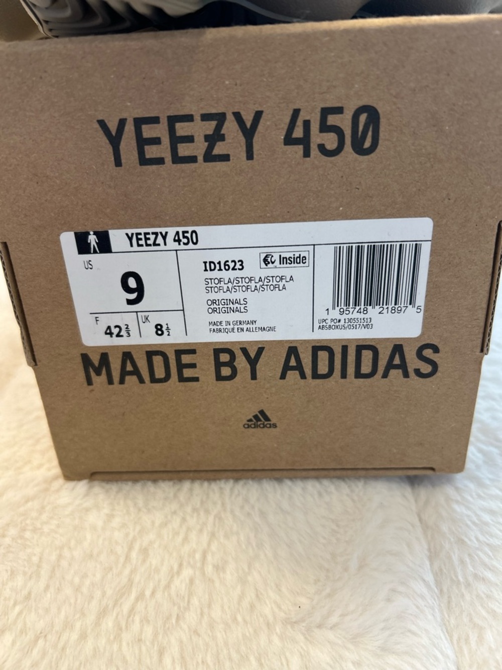 adidas Yeezy 450 in Brown and Black - Picture 3 of 10